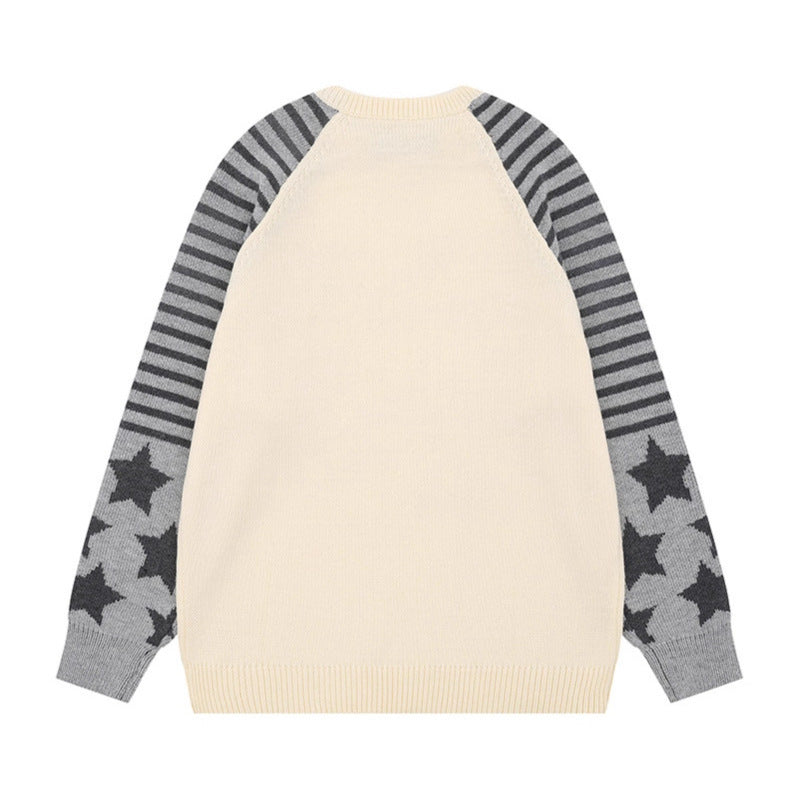 Lightweight V-Neck Sweater Loose Casual Lazy Knitwear Autumn