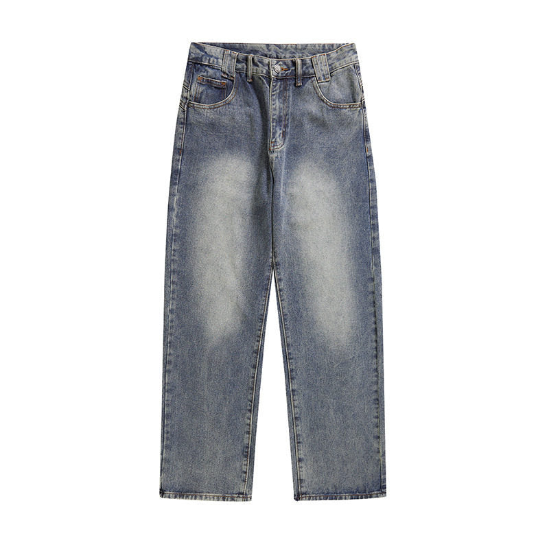 Leopard Print  Straight Leg Washed Casual Pants