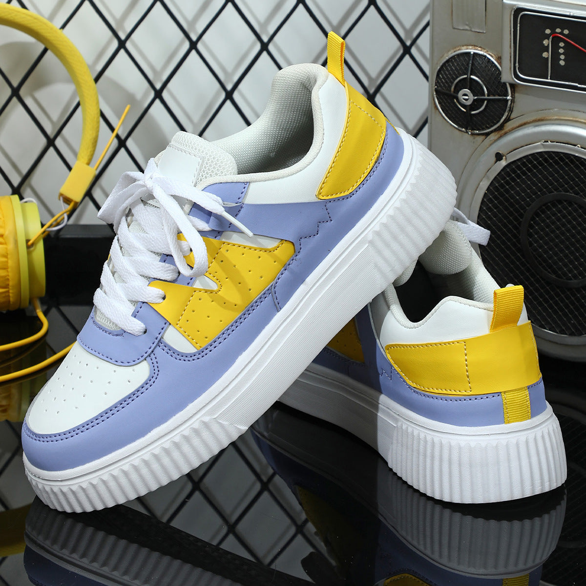 Couple style sneakers, breathable, comfortable, casual, sports single shoes