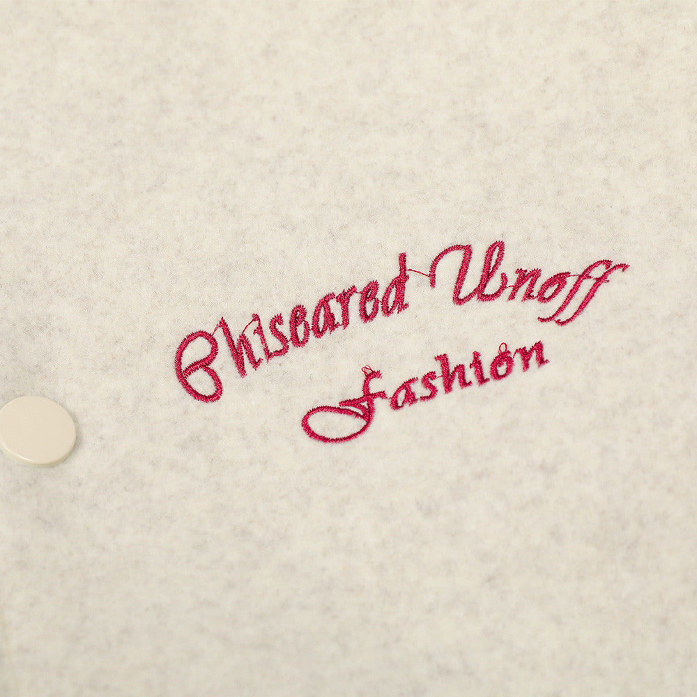 Color blocked baseball jacket