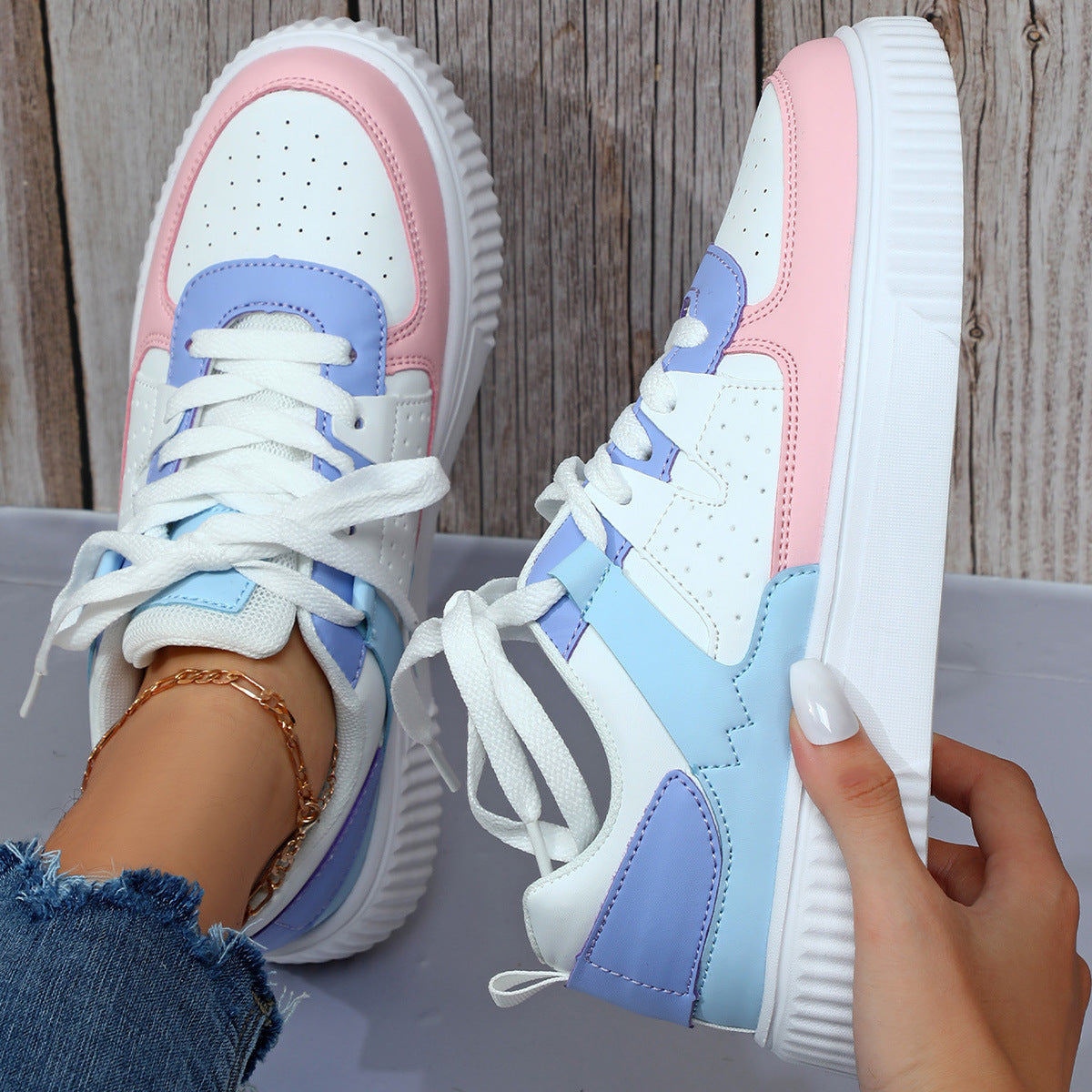 Couple style sneakers, breathable, comfortable, casual, sports single shoes